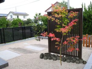 松江市 門まわりリフォーム 段差を解消して快適に歩けるアプローチ