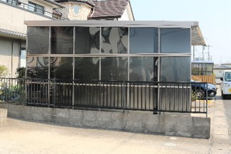 江津市で施工したソルディーポートのカーポート