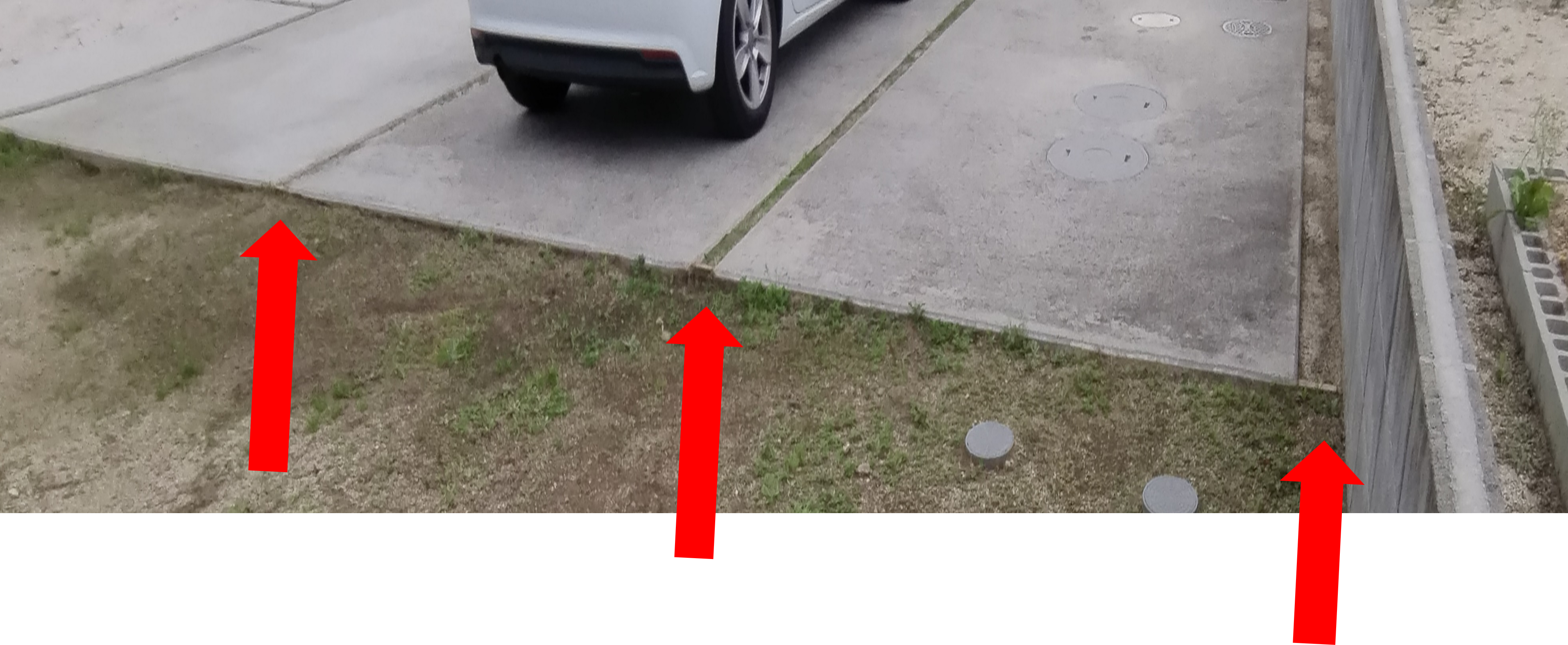 江津市 外構リフォーム 水道まわりの改善前の様子