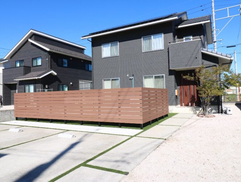 江津市 外構工事 駐車場拡張後の施工事例